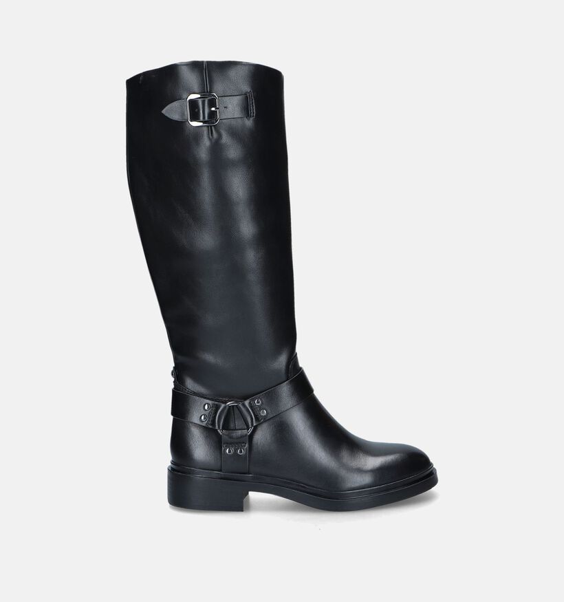 Tamaris Bottes de motard hautes en Noir pour femmes (348901)
