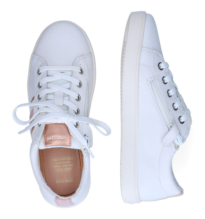 Geox Kathe Chaussures à lacets en Blanc pour filles (302668) - pour semelles orthopédiques