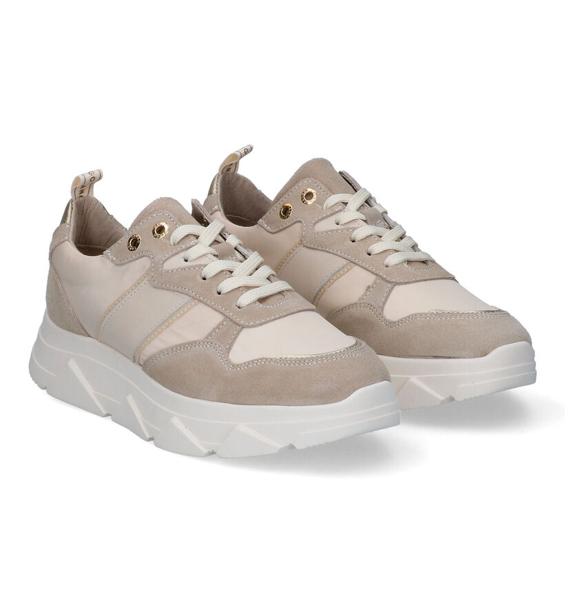 Tango Kady Fat Beige Sneakers voor dames (307999) - geschikt voor steunzolen