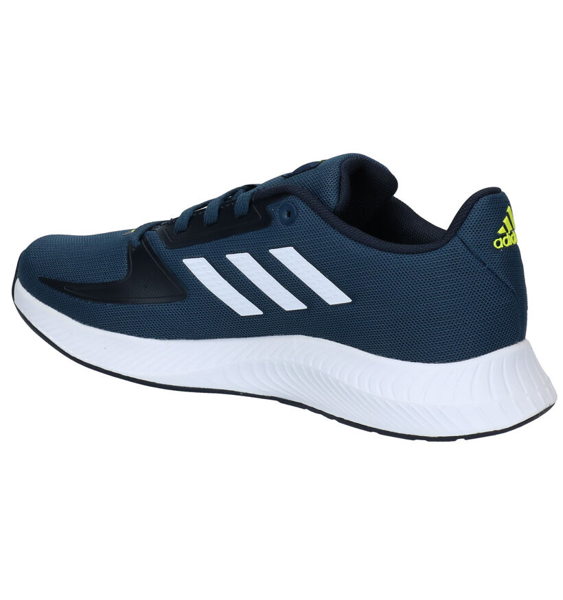 adidas Runfalcon Blauwe Sneakers in stof (284617)