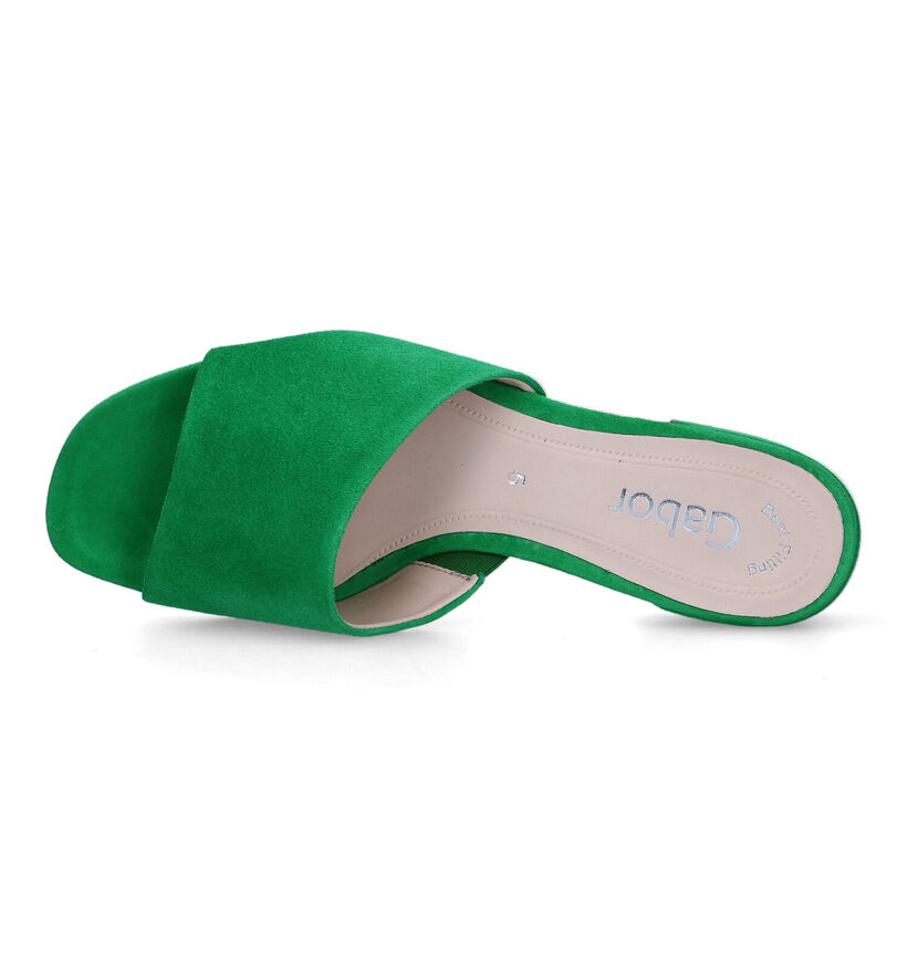 Gabor Best Fitting Nu-pieds en Vert pour femmes (323203)