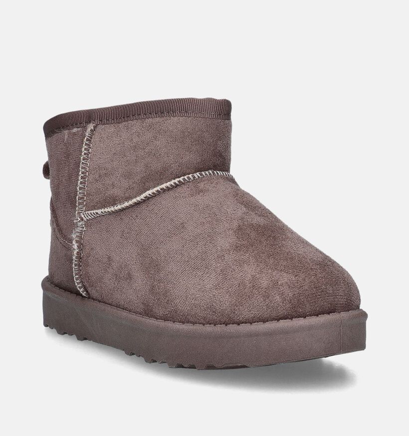 Braqeez Taupe Winterboots voor meisjes (359534)