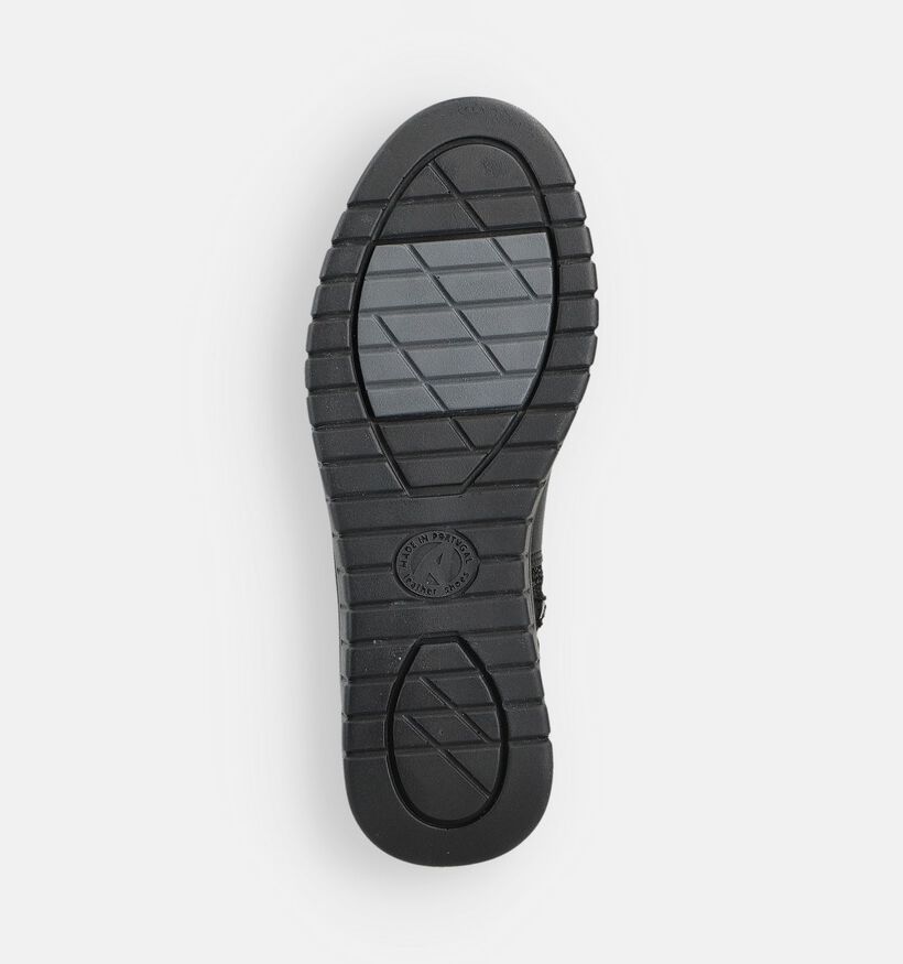 Solemade Isla Zwarte Enkellaarzen Comfort voor dames (364133) - geschikt voor steunzolen