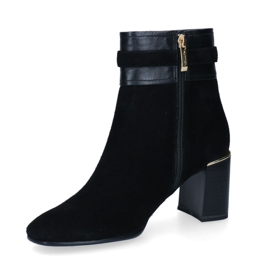 Tamaris Bottines à talons en Noir en nubuck (297057)