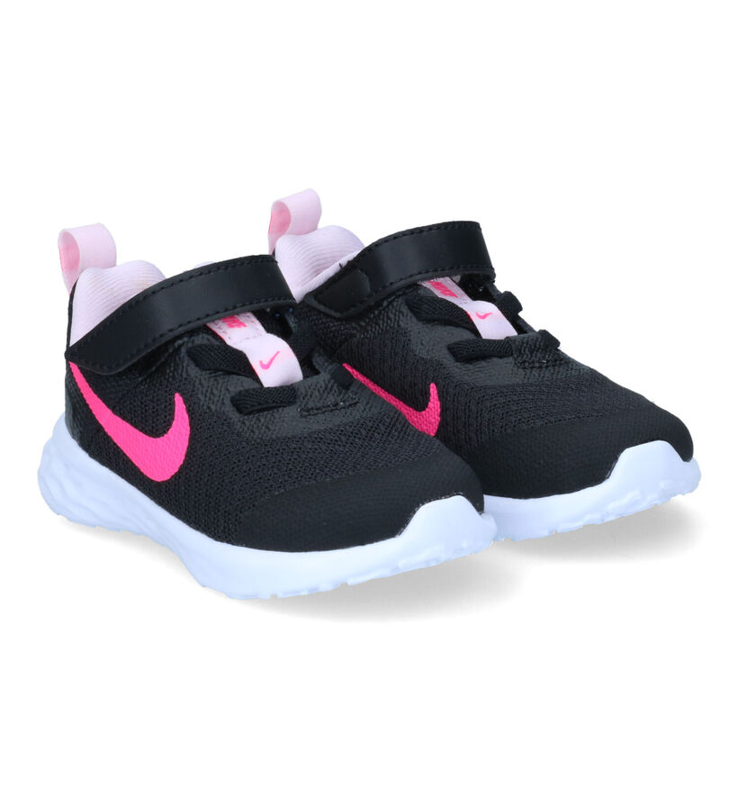 Nike Revolution 6 TD Z Baskets pour bébé en Noir pour filles (308990)