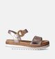 Remonte Gouden Sandalen met Sleehak voor dames (354854) - geschikt voor steunzolen