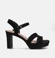 Tamaris Sandales &agrave; talons en Noir pour femmes (371686)