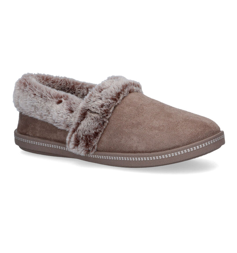 Skechers Cozy Campfire Pantoufles en Taupe pour femmes (328075)