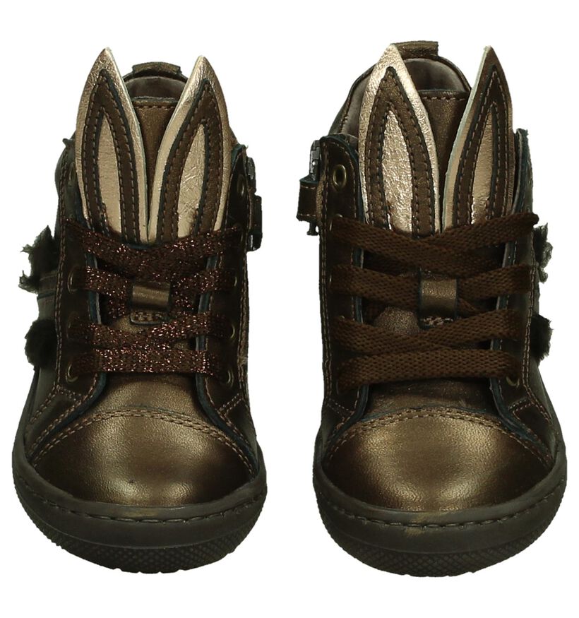 STONES and BONES Chaussures hautes en Bronze en cuir (200683)