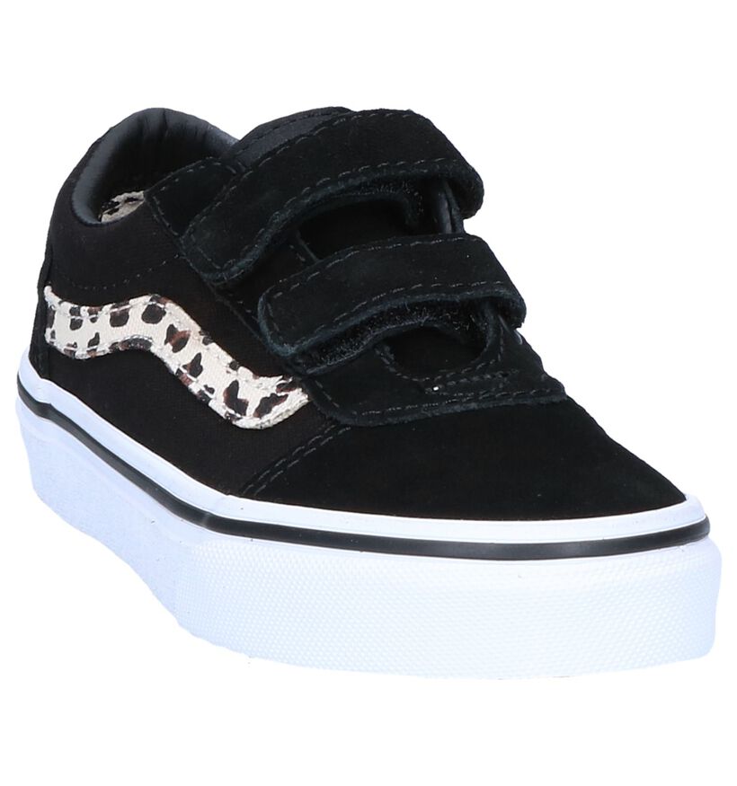 Vans Ward Zwarte Skateschoenen in daim (253297)