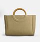 Woomen Crocus Sac à main en Beige pour femmes (364375)