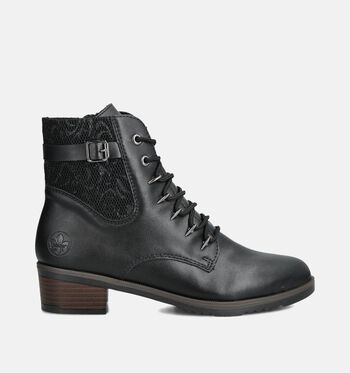 Boots à lacets noir