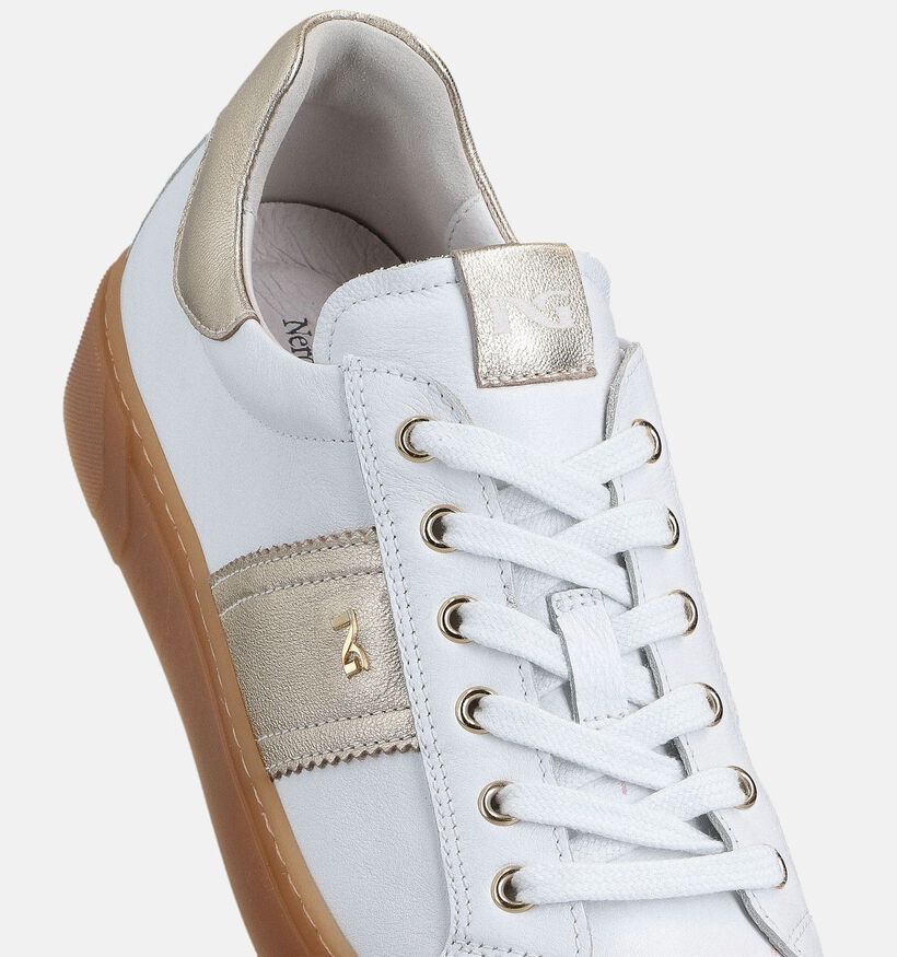 NeroGiardini Witte Sneakers voor dames (369072) - geschikt voor steunzolen
