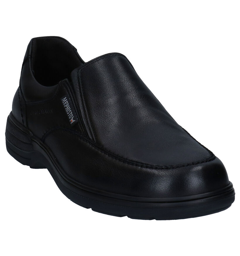 Mephisto Davy Riko Chaussures sans lacets en Noir pour hommes (298248) - pour semelles orthopédiques