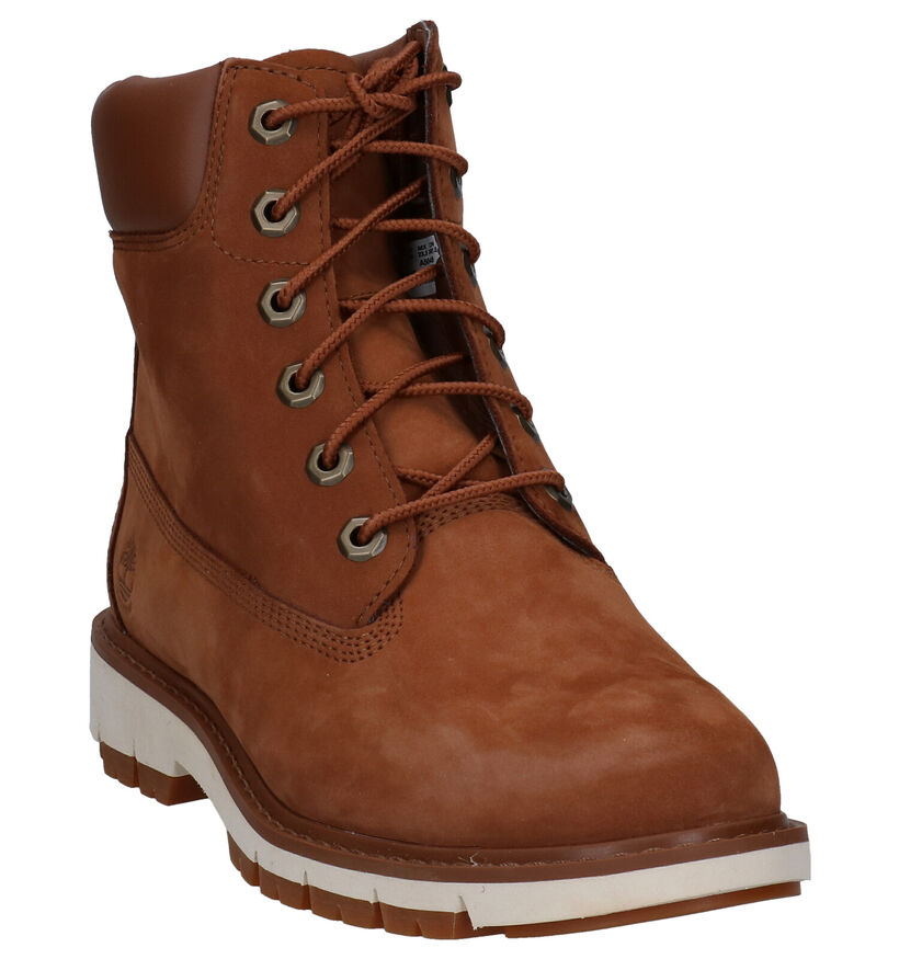 Timberland Lucia Way 6IN Bottines en Cognac en nubuck (277659)