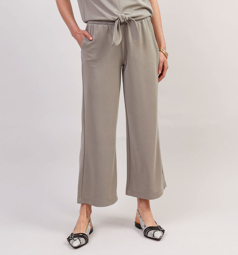 Expresso Kaki groene wijde broek voor dames (359602)