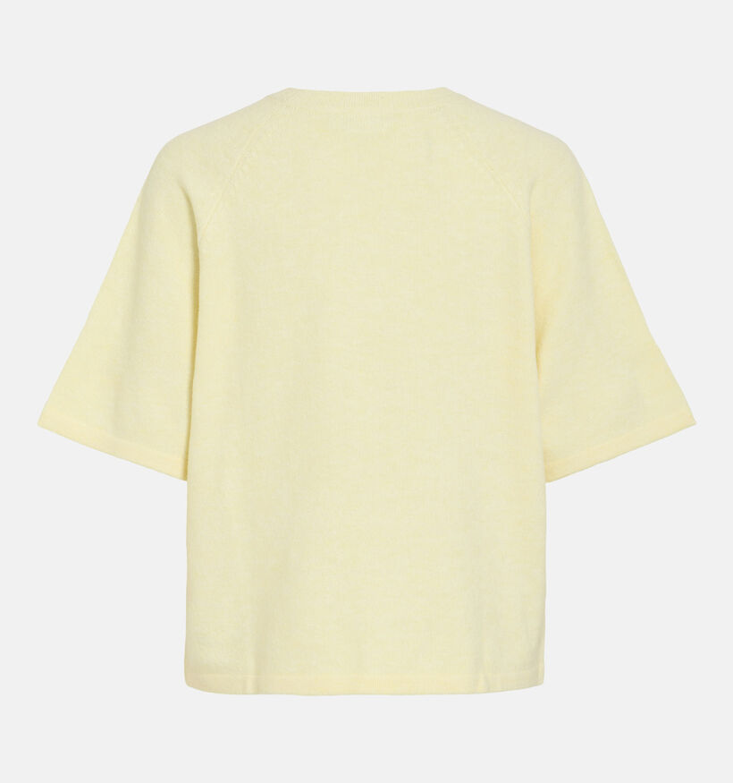 Vila Liga Knit Lichtgele Trui voor dames (368059)