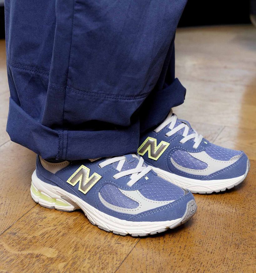 New Balance 2002 Blauwe Sneakers voor jongens, meisjes (366181) - geschikt voor steunzolen