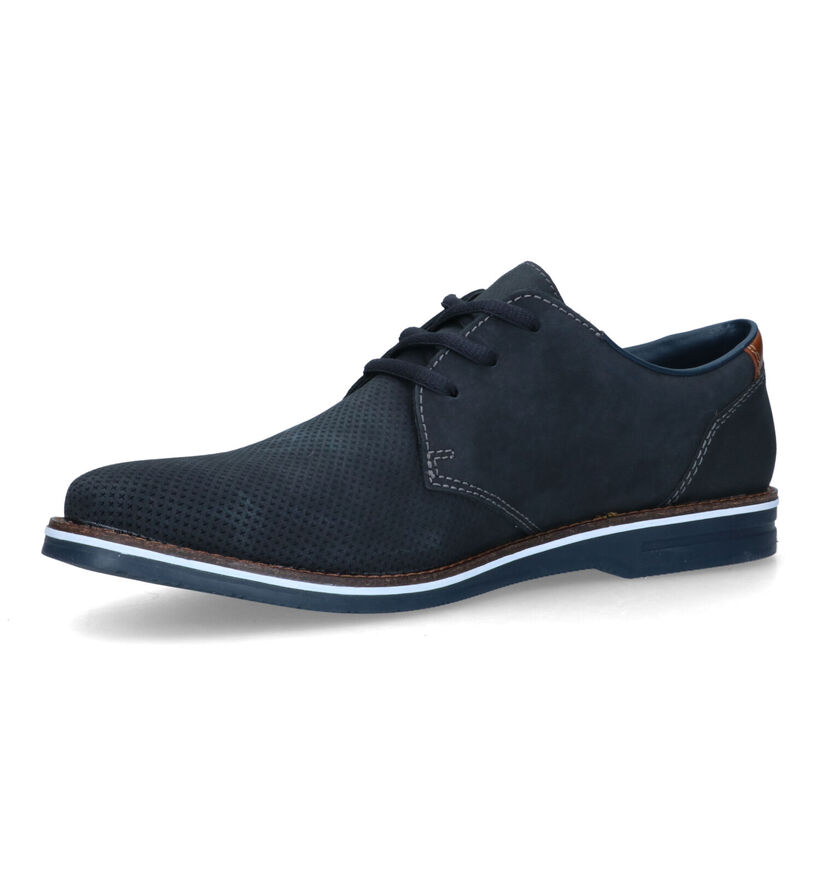 Rieker Blauwe Veterschoenen voor heren (336247)