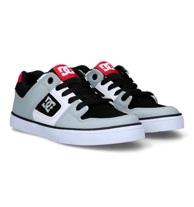 DC Shoes Pure Grijze Sneakers voor jongens (319504) - geschikt voor steunzolen