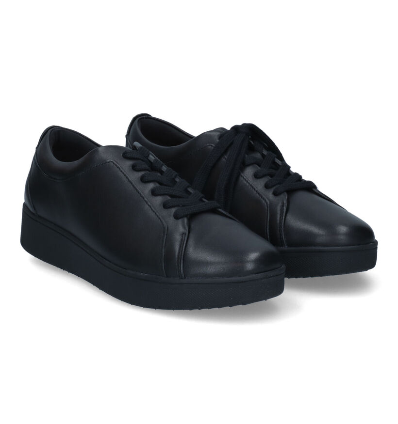 FitFlop Rally Zwarte Sneakers voor dames (329065) - geschikt voor steunzolen