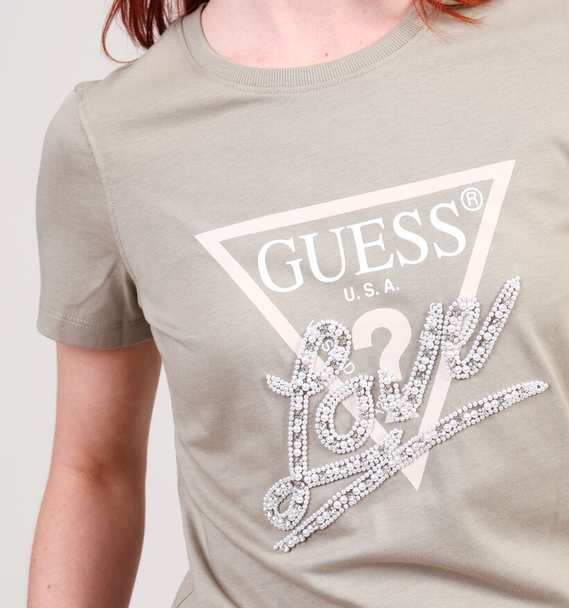Guess Groene T-shirt voor dames (360698)