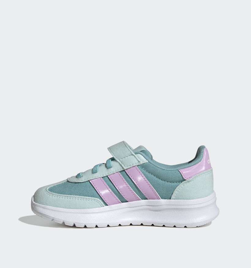 adidas Run 70s 2.0 Lichtgroene/Lila Sneakers voor meisjes (359676) - geschikt voor steunzolen