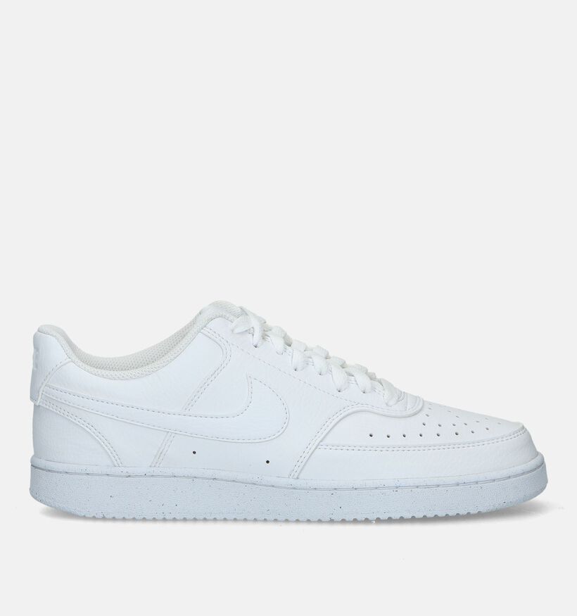 Nike Court Vision Low Next Nature Baskets en Blanc pour hommes (332325)