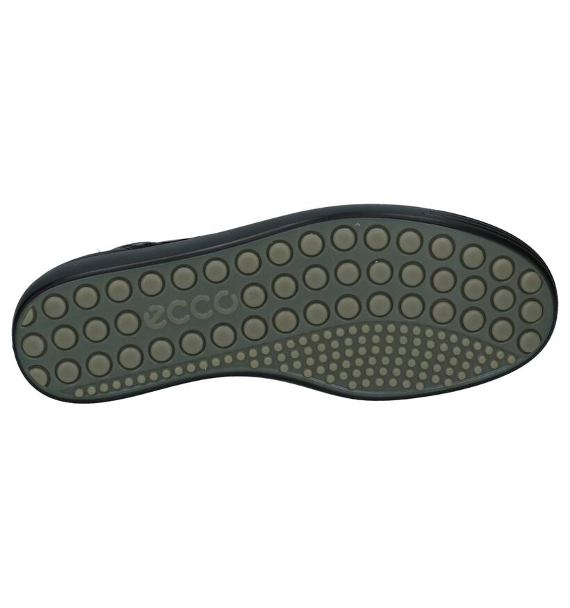 Zwarte Hoog Geklede Sneakers Ecco Soft, , pdp