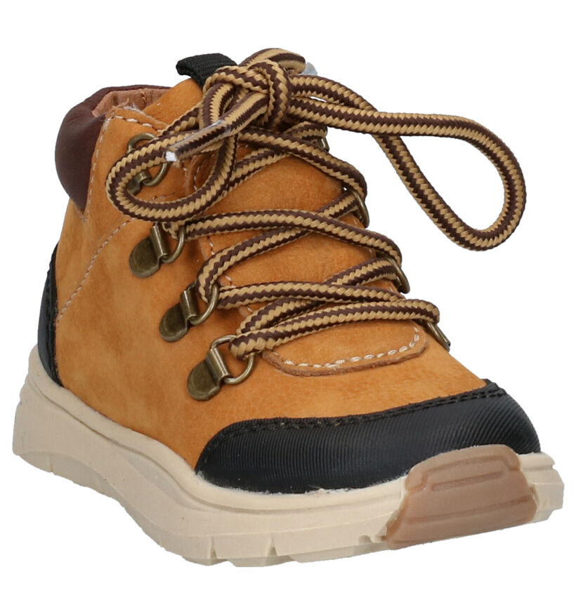 Milo & Mila Chaussures hautes en Cognac en faux fur (261382)