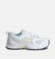 New Balance 530 Baskets en Blanc/Jaune pour filles (366640) - pour semelles orthopédiques