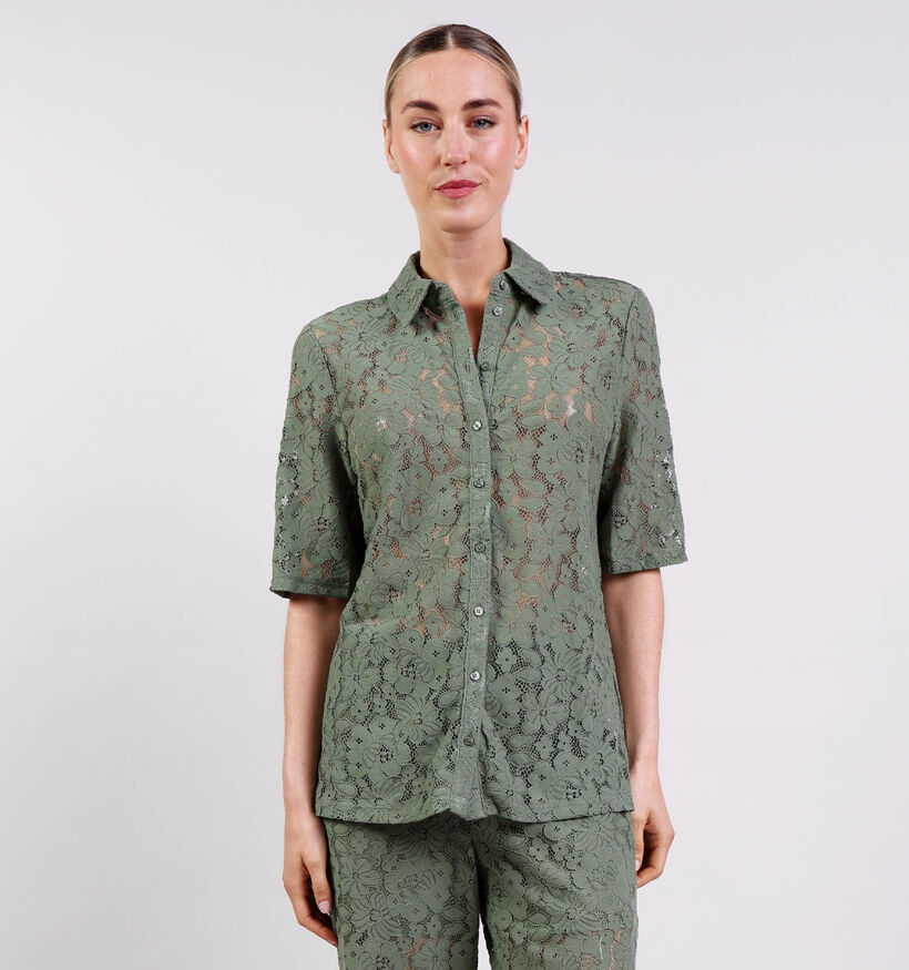 Vero Moda Honey Lace Groene Blouse voor dames (374965)