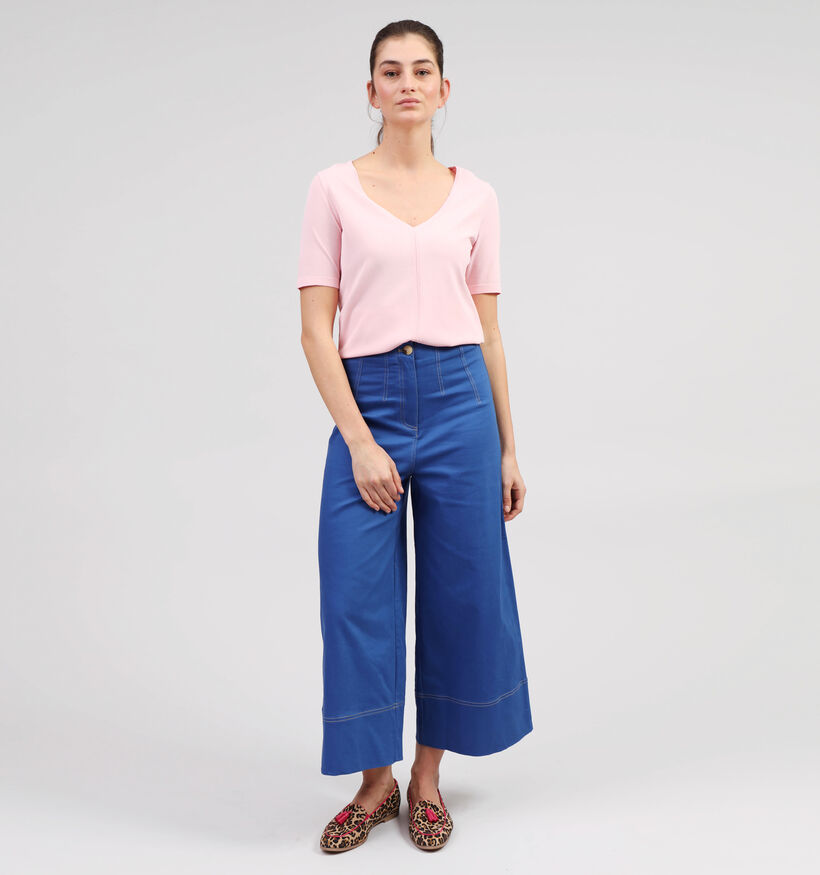 Expresso Roze Trui met V-hals voor dames (356865)