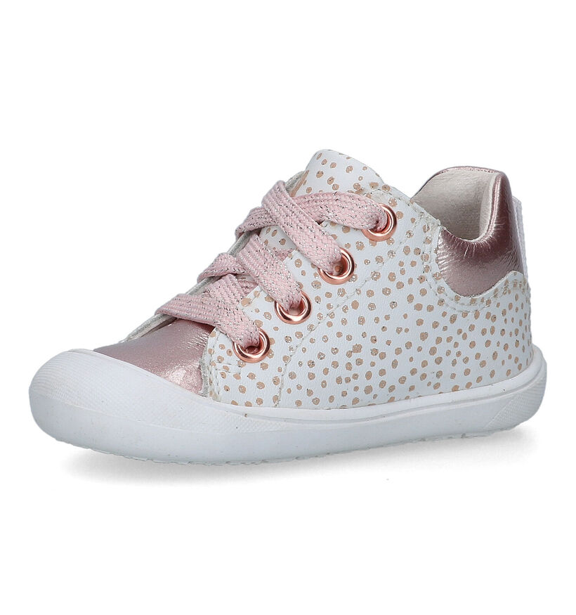 Milo & Mila Chaussures pour bébé en Blanc pour filles (323840) - pour semelles orthopédiques