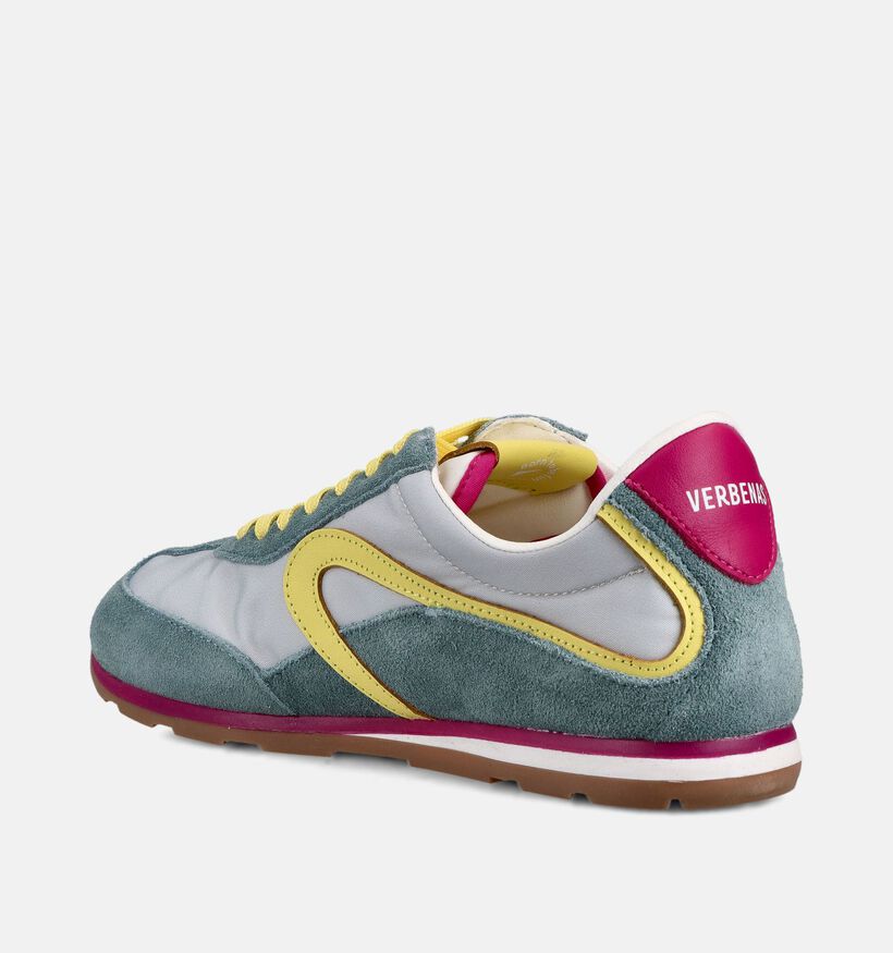 Verbenas Jamaica Savona Groene/Blauwe Sneakers voor dames (380527) - geschikt voor steunzolen