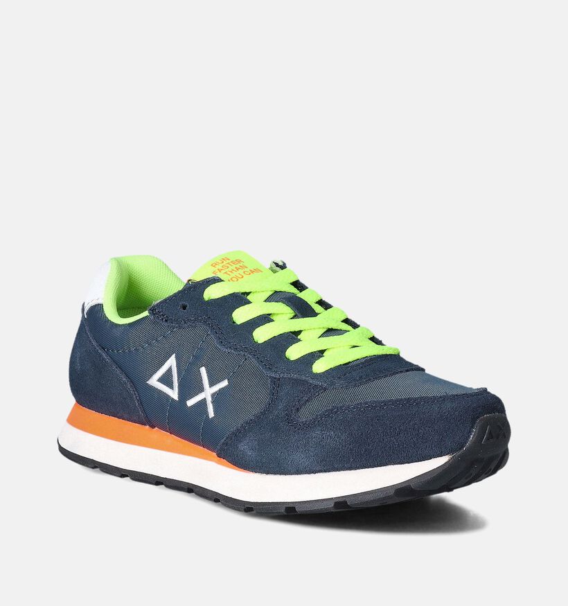 Sun68 Tom Fluo Sneakers Blauw voor jongens, meisjes (352441)