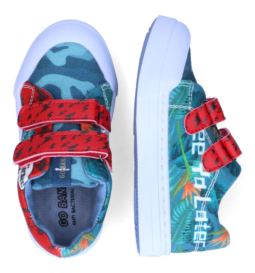 Go Banana's Alligator Rode Sneakers in stof (303323)