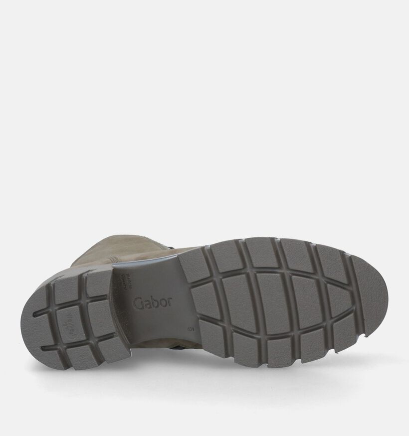 Gabor Kaki Bottines voor dames (331197) - geschikt voor steunzolen