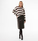 Mexx Croco Jupe mi-longue en Brun fonc&eacute; pour femmes (380219)
