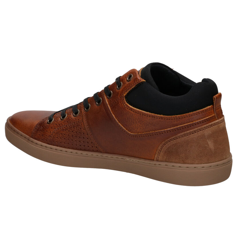 Bullboxer Chaussures hautes en Cognac en cuir (276952)