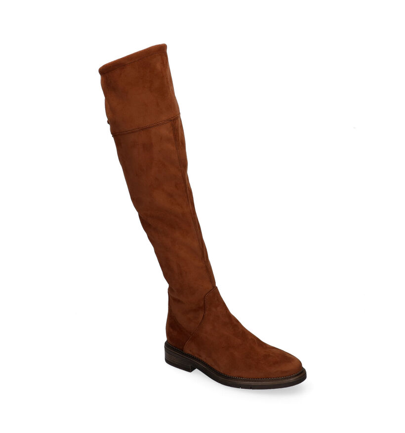 Gabor OptiFit Bottes en Cognac en textile (297365)