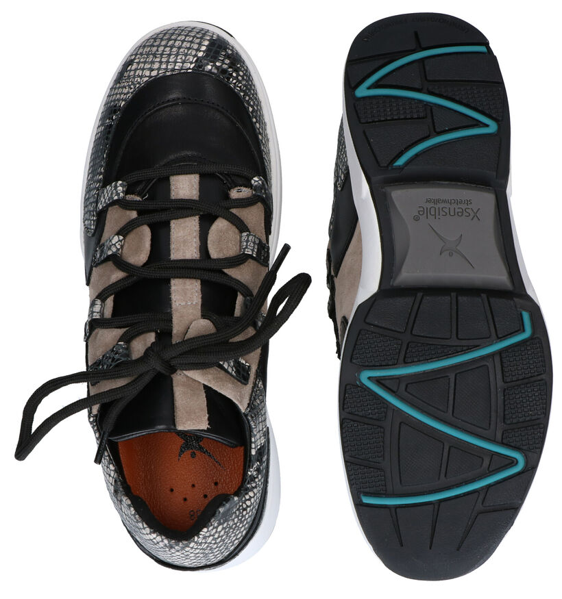 Xsensible Lille Chaussures à lacets en Gris en cuir (284941)