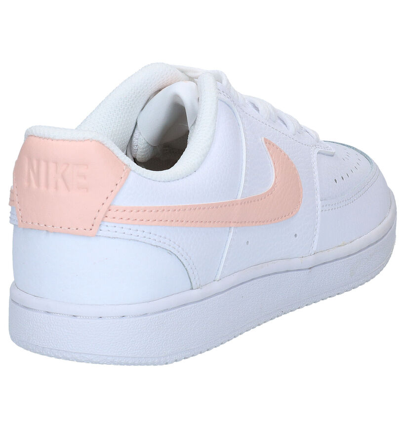 Nike Court Vision Low Baskets en Blanc pour femmes (347839)