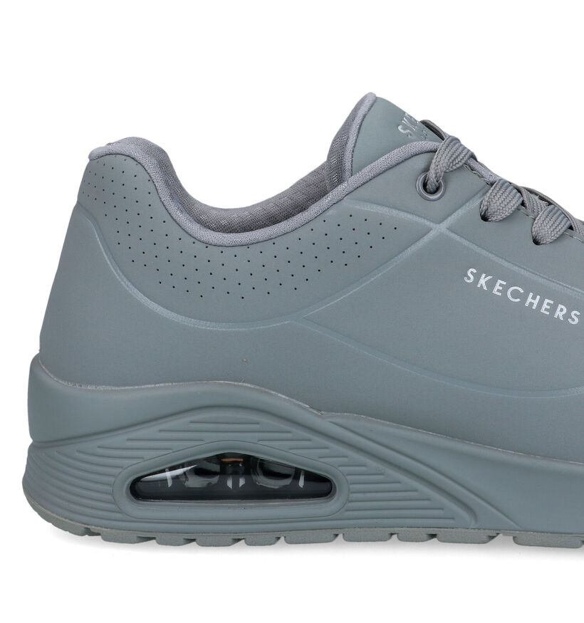 Skechers Uno Stand On Air Baskets en Noir pour hommes (350318) - pour semelles orthopédiques