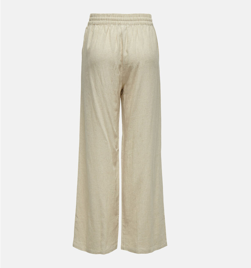 JDY Say Linen Lichtbeige Broek L32 voor dames (367881)