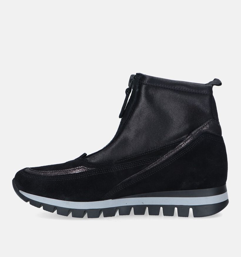 Gabor OptiFit Zwarte Sneakers voor dames (331147) - geschikt voor steunzolen