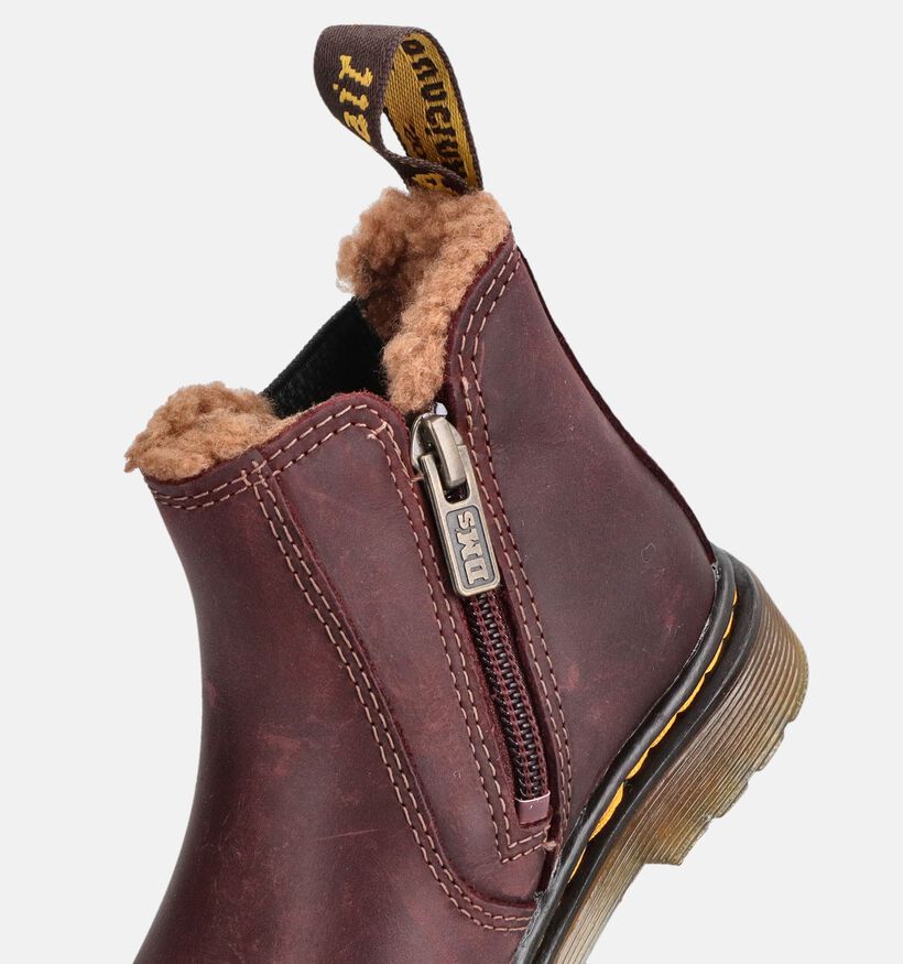 Dr. Martens 2976 Leonore Bottines Chelsea en Marron pour gar&ccedil;ons (376030)