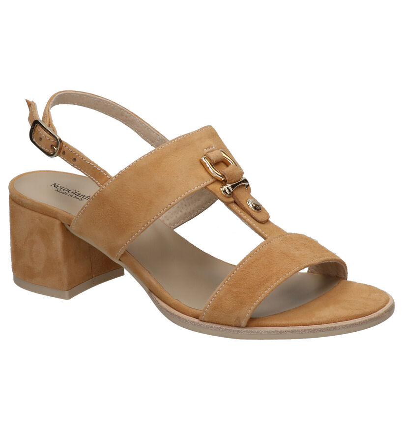 NeroGiardini Sandales en Cognac en nubuck (270565)