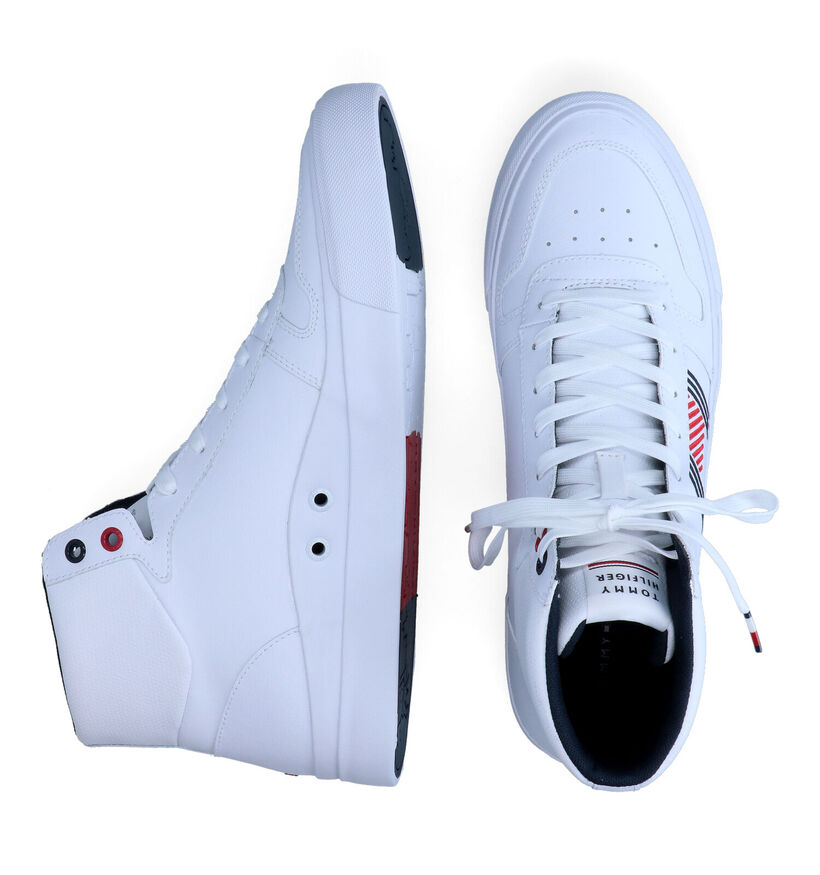 Tommy Hilfiger Core Corporate Witte Sneakers voor heren (300697)