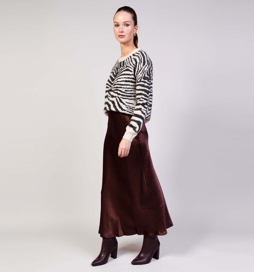 Sisters Point Gewo Jupe longue en Marron pour femmes (371975)